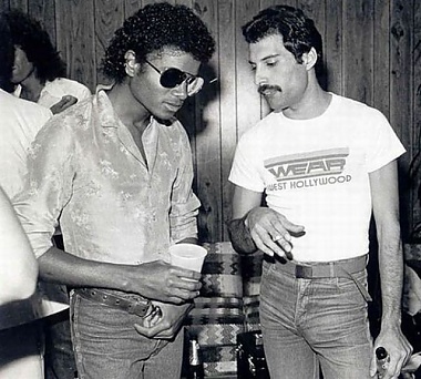 Michael Jackson und Freddie Mercury