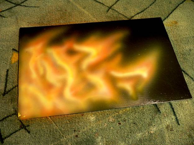 Airbrushing Flammen