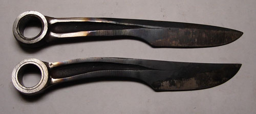 Machen Sie ein Messer mit seinen Händen