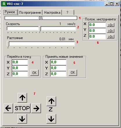 Schrittmotor-Steuerprogramm