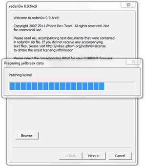 Unbound Jailbreak - Redsn0w für iOS 4.3.1