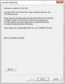 Unbound Jailbreak - Redsn0w für iOS 4.3.2