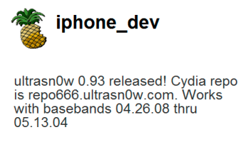 Schalte Modem von 04.26.08 bis 05.13.04 für iPhone 3G, 3GS, 4 mit Ultrasn0w Анлок модема от 04.26.08 до 05.13.04 для iphone 3G,3GS,4 с помощью Ultrasn0w
