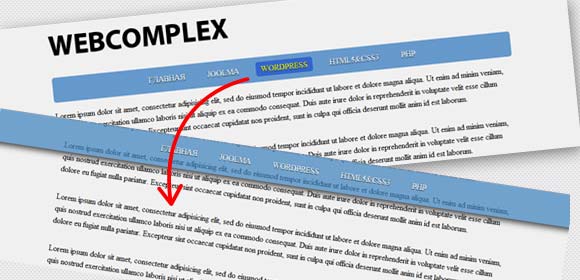 Schwimmdock festes Menü / Blöcke mit jQuery Как зафиксировать блок или меню на сайте