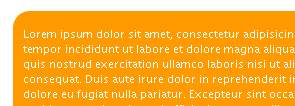 Um die Ecke in CSS