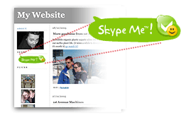 Индикатор статуса Skype на сайте (SkypeWeb) / Get a Skype button