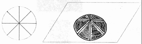 Eine ähnliche Figur, die eine dreidimensionale Darstellung des Radius-Kreis auf der zweidimensionalen Ebene erhalten können, begrüßen alle bekannten Künstlern.