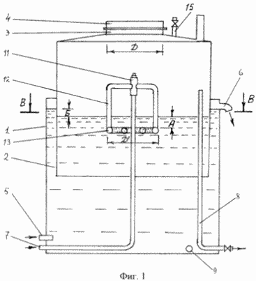 VERFAHREN ZUR BEHANDLUNG BIOGAS STORAGE UND VORRICHTUNG ZU SEINER DURCHFÜHRUNG