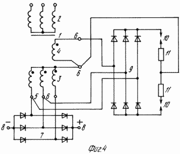Einrichtung zur Phasenüberspannungsschutz von Halbleiter-Wandler. Russische Föderation Patent RU2091951