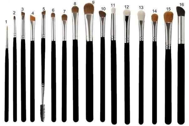 Denn was ist jede Bürste in Make-up verwendet Для чего используется каждая кисть в макияже