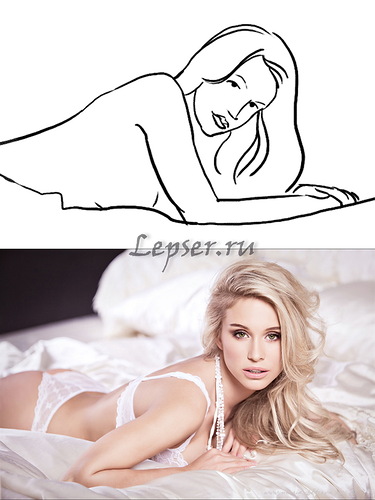 Mädchen posieren für ein Foto-Shooting