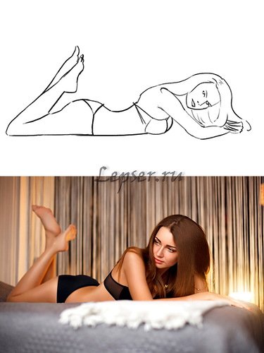 Mädchen posieren für ein Foto-Shooting
